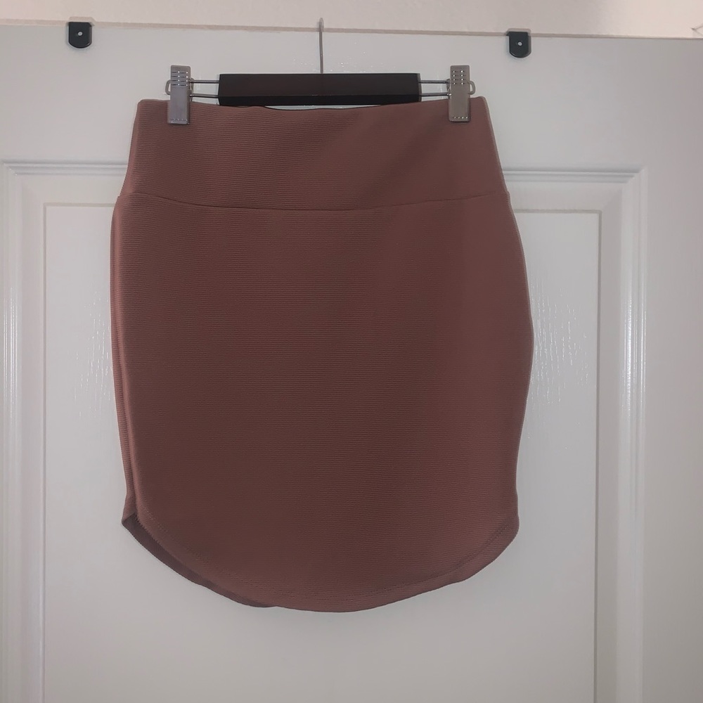 Mauve Mini Skirt